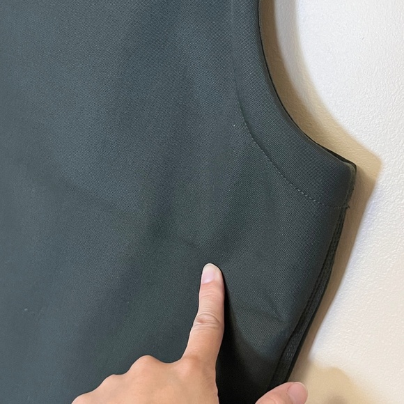 Duluth Trading Prudhoe Bay Heavy Duty Nylon Fleece Vest - Men's Size L - Green - Picture 7 of 10